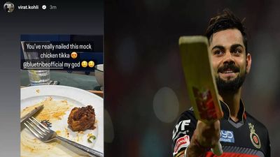 Virat Kohli stumps fans with 'mock chicken tikka' story on Instagram