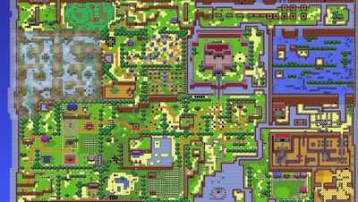Zelda: Link's Awakening PC port shows the entire map running at once