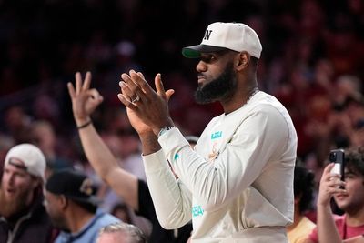 LeBron James says 'moment was everything' seeing son Bronny's debut for Southern Cal