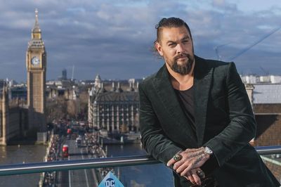 Jason Momoa Exhibits Style and Charisma at Aquaman Premiere Event