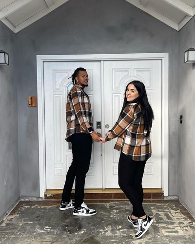 Angel Perdomo And Girlfriend Spotlight Stealing In Coordinated Fashion Photoshoot