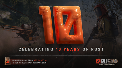 Rust turns 10, and you can grab some goodies to celebrate