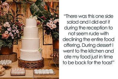 Woman Makes Bride Cry By Bringing Her Own Food Because She Refused To Have Vegetarian Options