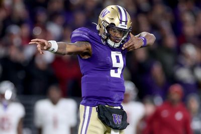 The latest 2024 NFL mock draft from 33rd Team has 6 QBs (!) in the first round, including Michael Penix Jr.