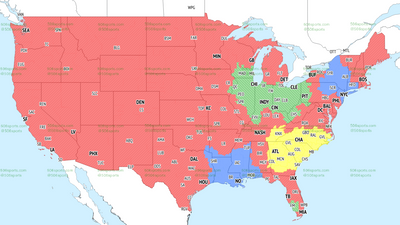 Falcons vs. Panthers: TV broadcast map for Week 15