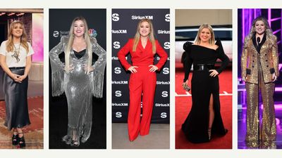 Kelly Clarkson's best looks, from sparkly stage-worthy suits to ruffled red carpet gowns