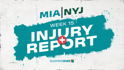12 Dolphins listed on first injury report ahead of Week 15 matchup with the Jets
