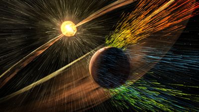 Mars' atmosphere swelled like a balloon when solar wind stopped blowing. Scientists are thrilled