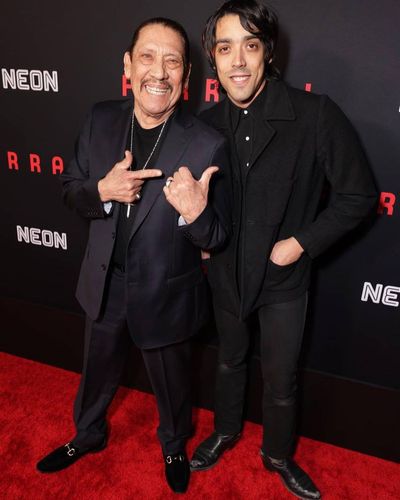 Danny Trejo in Sleek Black Suit Captures Unforgettable Actor Moments