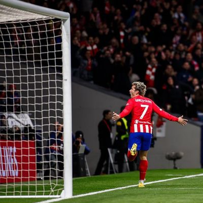 Griezmann Celebrates Phenomenal Goal with Exhilaration Across the Field