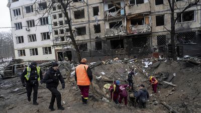 Scores wounded in Russian strikes on Kyiv and Odesa as Ukraine seeks more aid from Europe