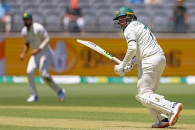 Australia cricketer Khawaja wears a black armband after a ban on his 'all lives are equal' shoes