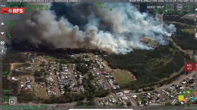 Fire threatened lives, homes and hospital in the Hunter