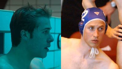 These pictures of Prince William on the water polo team prove The Crown is accurate when it comes to his sporty past
