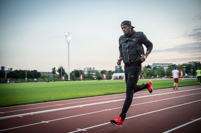 Usain Bolt Races Stadium Stairs, Proving Speed's No Bound Constraints