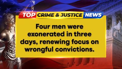 Four wrongfully convicted men exonerated due to faulty witness testimony