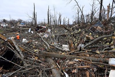 A 4-month-old survived after a Tennessee tornado tossed him. His parents found him in a downed tree