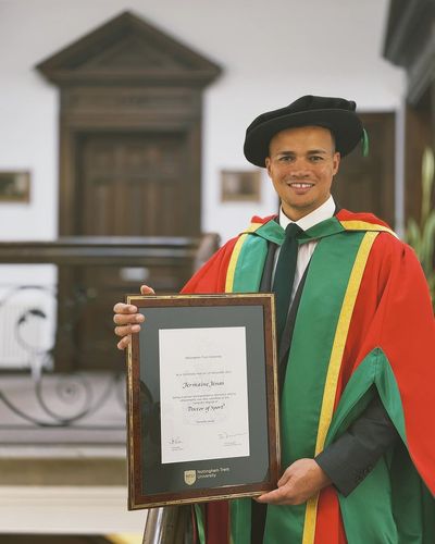 Jermaine Jenas Receives Honorary Doctor of Sport Degree from Nottinghamtrentuni