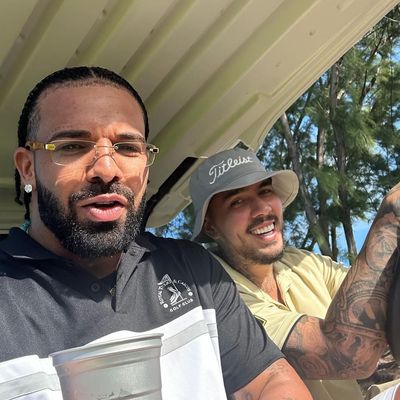 Drake Enjoys Friendly Golf Outing Mixed with Music and Drinks