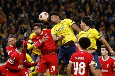 Jarell Quansah scores first Liverpool goal, but club’s youngest-ever team beaten in Belgium