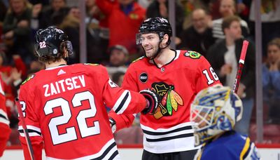Blackhawks notes: Jason Dickinson’s leadership recognized with ‘A’ during Seth Jones’ absence