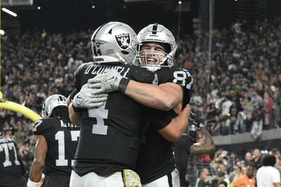 4 days after being shut out, Raiders score 42 points in first half vs Chargers