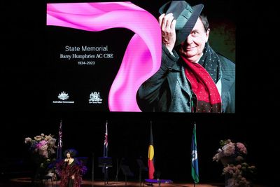 Barry Humphries remembered as an ‘interstellar’ talent at Sydney Opera House memorial service