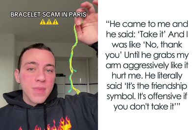 “I Ran For My Life”: Italian In Paris Warns About Scary Bracelet Scam