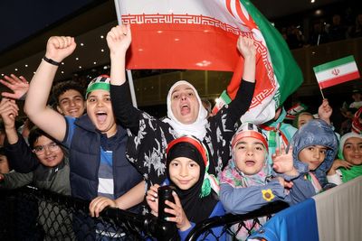 Iran allow women into stadium for football match as Fifa hails ‘progress’