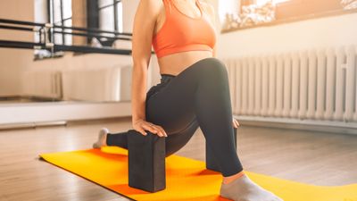 Forget dumbbells — 5 yoga block exercises that sculpt your quads, glutes and hamstrings
