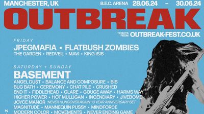 Outbreak festival unveils Basement as first 2024 headline act, with Thursday, Joyce Manor, Nothing, JPEGMAFIA among stacked supporting bill