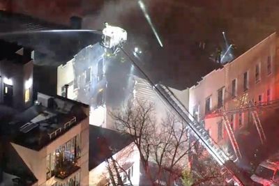 Five people injured in Brooklyn home fire
