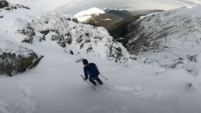 Video reveals terrifying skier’s-eye-view of him triggering, then getting caught in an avalanche