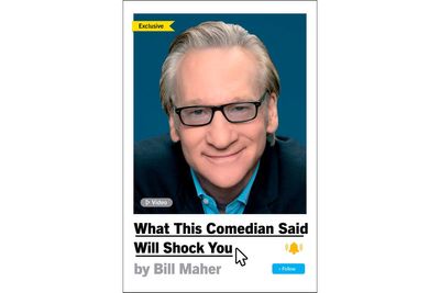 The title of Bill Maher's new book promises “What This Comedian Said Will Shock You"