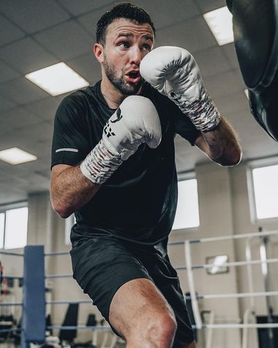 Josh Taylor's Intense Participation in Competitive Boxing Match