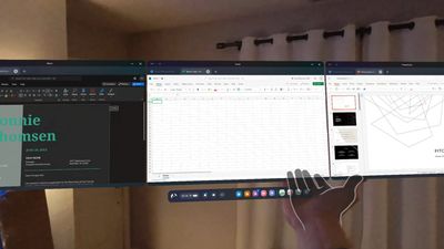 "Microsoft Office on the Meta Quest 3! And I don't even have an O365 subscription." A VR expert shows how to make the perfect virtual desk.