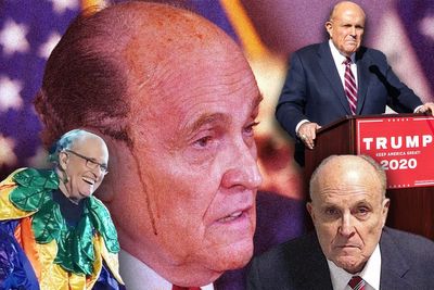 Dripping hair dye to Four Seasons Total Landscaping: Rudy Giuliani’s best worst moments