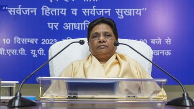 Mayawati questions M.P. BJP govt. over banning sale of meat in open
