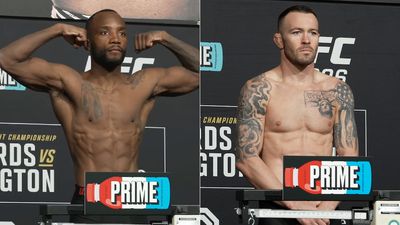 UFC 296 video: Leon Edwards, Colby Covington make weight for welterweight title fight