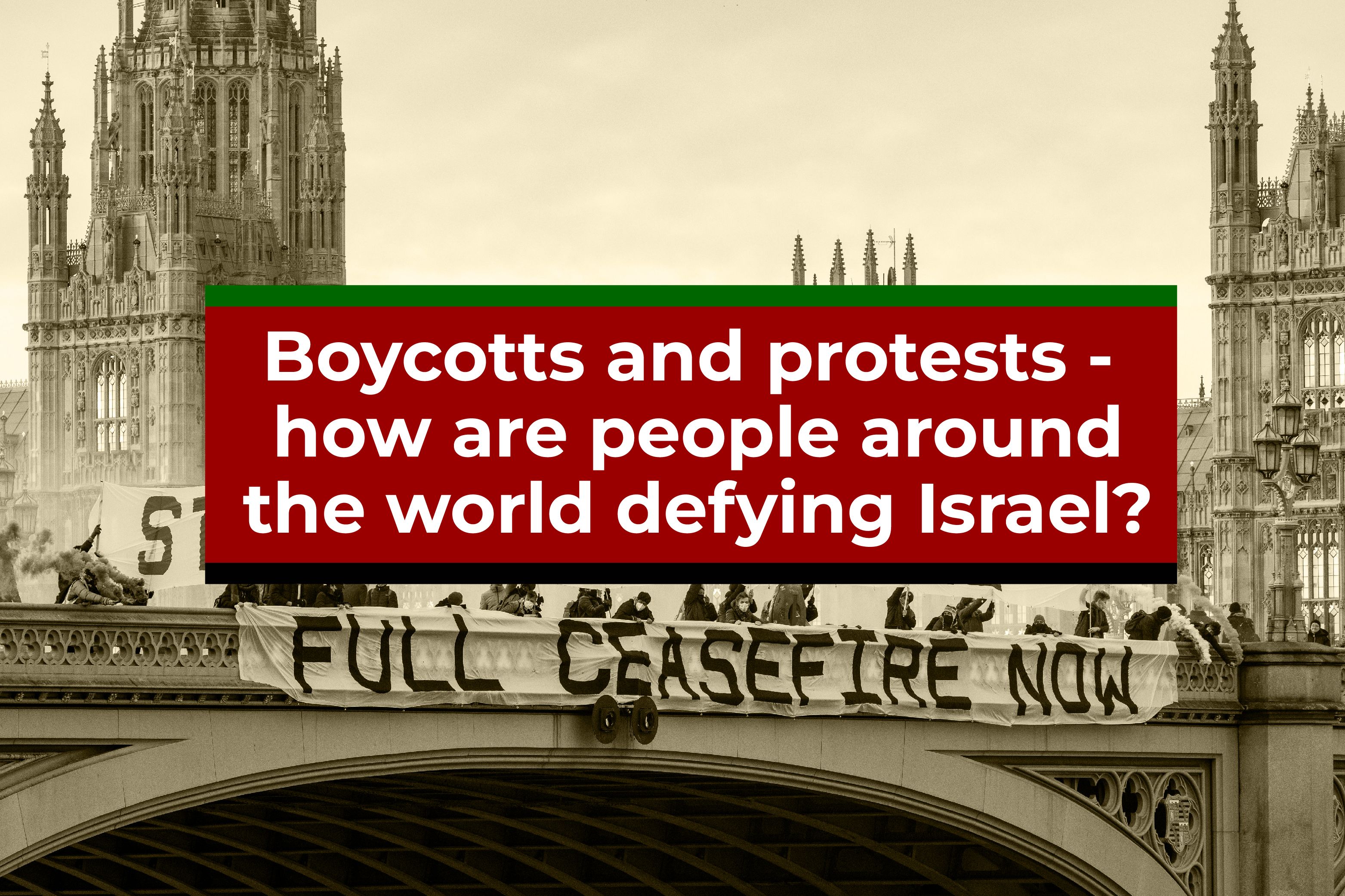 Boycotts and protests how are people around the…