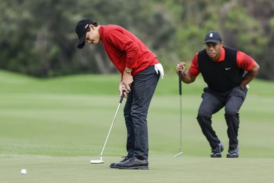 Tiger Woods and Son Charlie Shine at PNC Championship