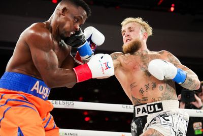 Jake Paul lands huge uppercut KO in first round against Andre August
