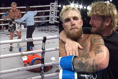 Video: Jake Paul waves goodbye to Andre August after landing first-round knockout uppercut