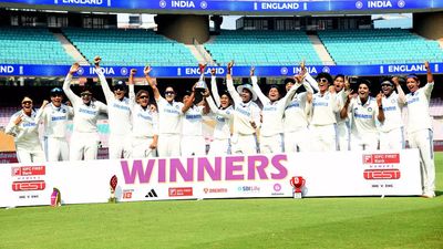Watch: Indian women's team celebrates historic Test win against England