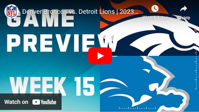 WATCH: NFL.com previews Broncos-Lions game