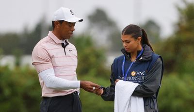 Tiger Woods Has Daughter Sam Caddie For Him At The PNC Championship