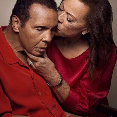 Timeless Affection in Scarlet: Muhammad and Lonnie Ali's Love