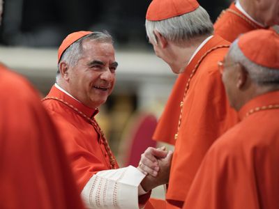 A cardinal is convicted of embezzlement and sentenced to 5 1/2 years in Vatican trial