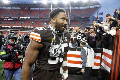 Browns' Myles Garrett Fined K for Criticizing Officials