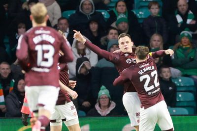 Celtic 0 Hearts 2: Brendan Rodgers' men hand Rangers chance to go top of Premiership